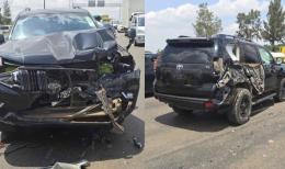 File image of Limuru MP John Kiragu's vehicle after the accident